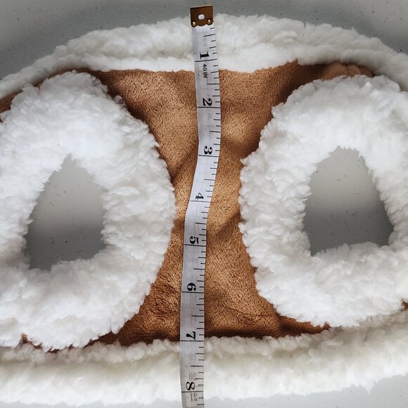 The Dog Walker Company Pet Vest Harness | Tan Brown Sherpa Teddy | Buckl… - Picture 6 of 8